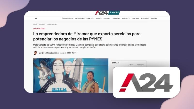 Maia Cordero entrevistada por A24 thumbnail